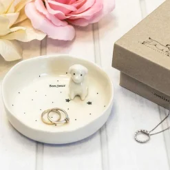 'Bonjour' Boxed Jewellery Dish><noscript><img width=