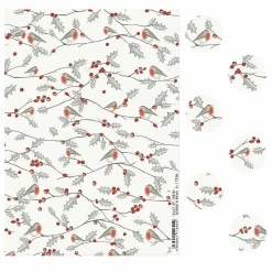 Christmas Robin Sticker Sheet>East of India Cheap