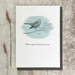 'Feathers Appear' Bird Card><noscript><img width=