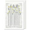 'Friends Were Flowers' Tall Flower Card>East of India Shop