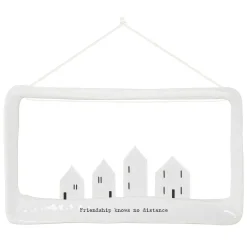 'Friendship Knows No Distance' Porcelain Open Frame>East of India Online