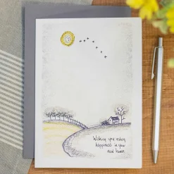 'Happiness New Home' Countryside Card>East of India Cheap