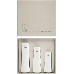 'Happy Ever After' Trio Of Bud Vases>East of India Fashion