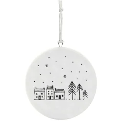 'Hearts Come Home' Flat Porcelain Bauble><noscript><img width=