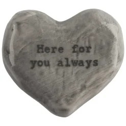 'Here For You Always' Heart Token>East of India Cheap