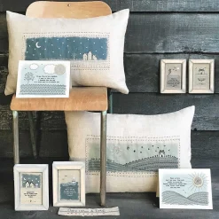 'Home Is Where The Heart' Is Embroidered Cushion>East of India Discount