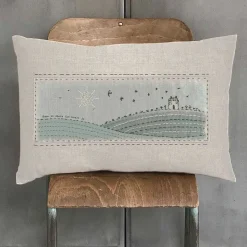 'Home Is Where The Heart' Is Embroidered Cushion><noscript><img width=