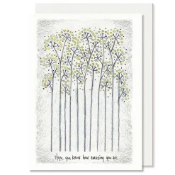 'How Amazing You Are' Tall Flower Card>East of India Hot