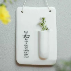 'Look For Happiness' Wall Vase><noscript><img width=