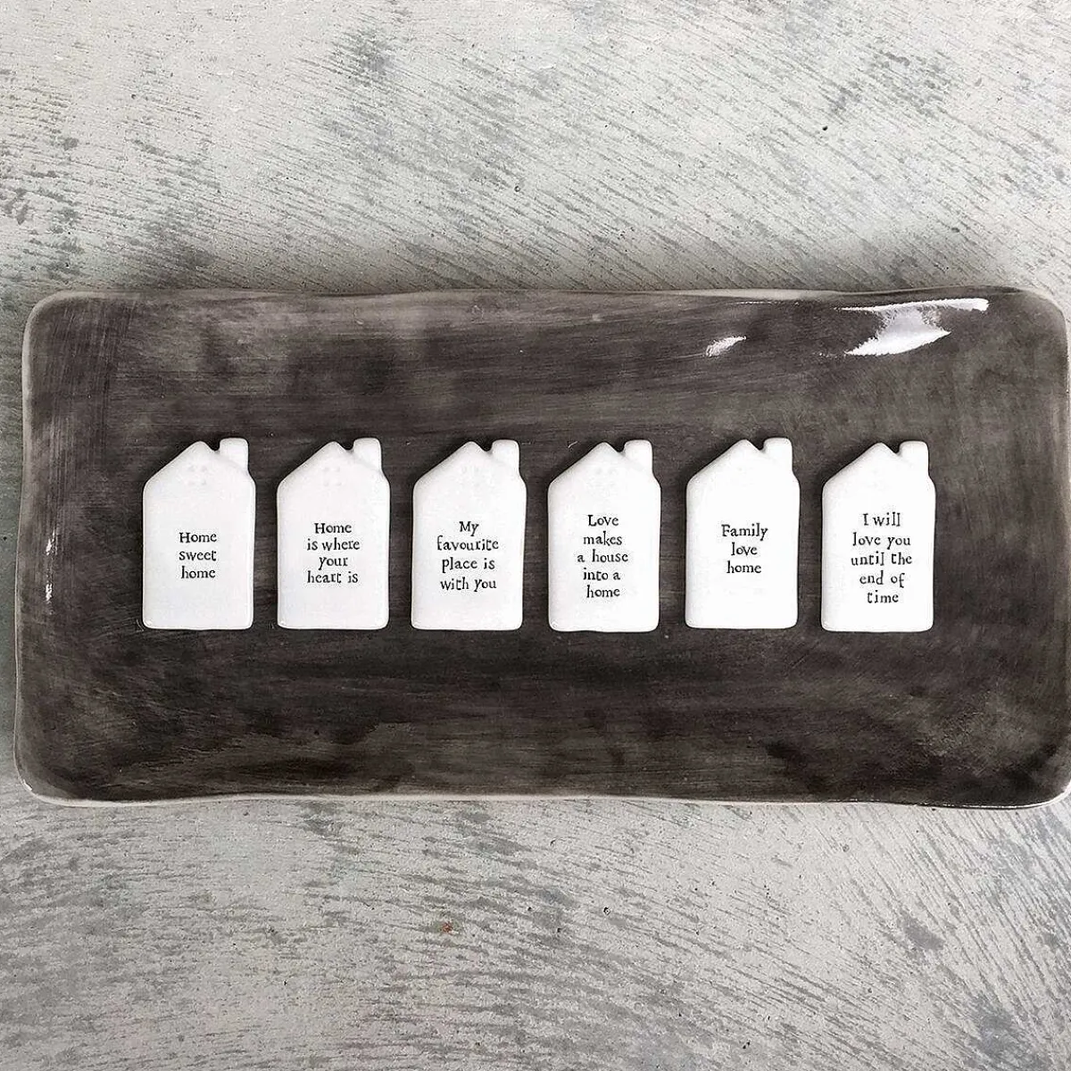 'Love You Until End Of Time' Tiny House Token>East of India Outlet