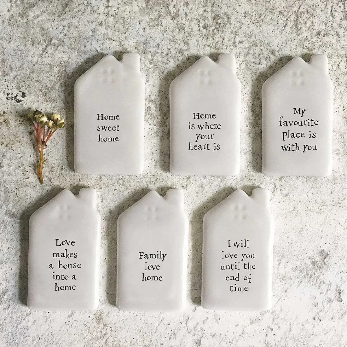 'Love You Until End Of Time' Tiny House Token>East of India Outlet