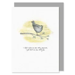 'Making Memories' Bird Card>East of India Sale