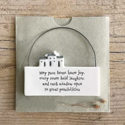 'May Your Home' Porcelain Hanging Scene>East of India Sale