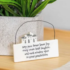 'May Your Home' Porcelain Hanging Scene><noscript><img width=