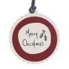 Merry Christmas Round Tag>East of India Shop