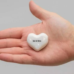 'Mr & Mrs' White Heart Token><noscript><img width=