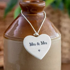 Mrs & Mrs Porcelain Heart>East of India Discount