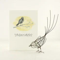 'No Matter Where You Go' Bird Card>East of India Sale