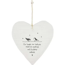 'Our Laughs Are Limitless' Wobbly Round Heart>East of India Cheap