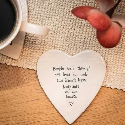 People Walk Through Our Lives Porcelain Coaster>East of India Online