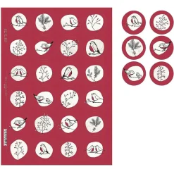 Robins & Rosehips Christmas Sticker Sheet>East of India Shop