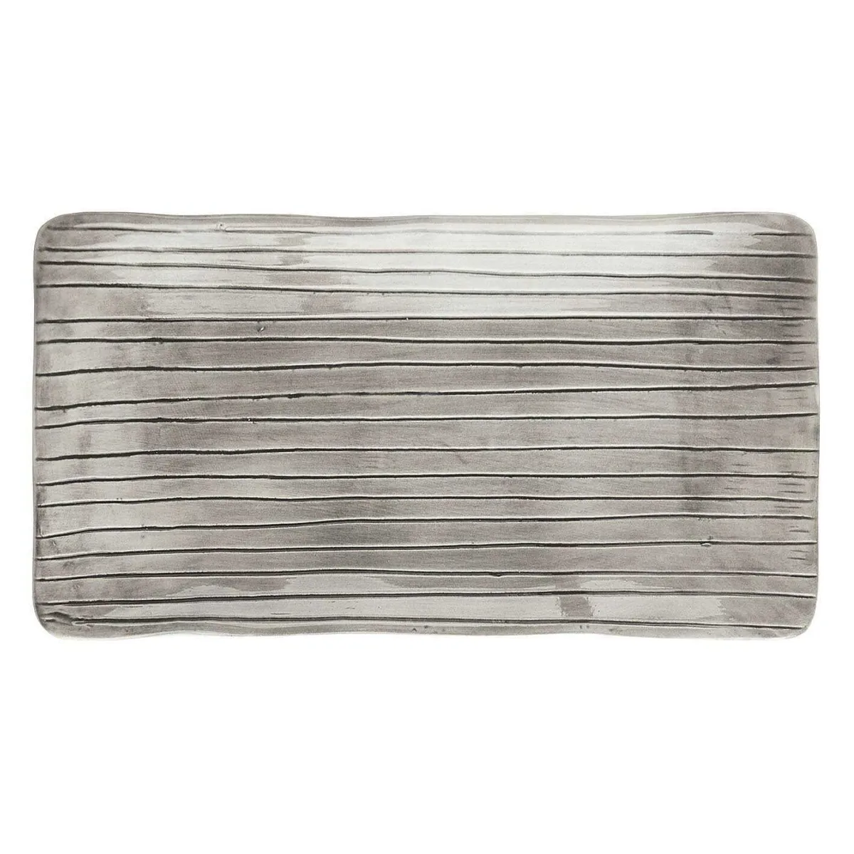 Scratched Lines Long Painted Trinket Dish>East of India Clearance