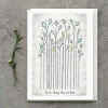 'stronger Than You Think' Tall Flower Card>East of India Online