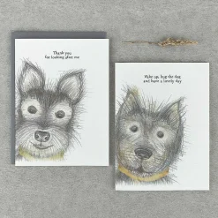 'Thank You For Looking After Me' Dog Card>East of India Cheap