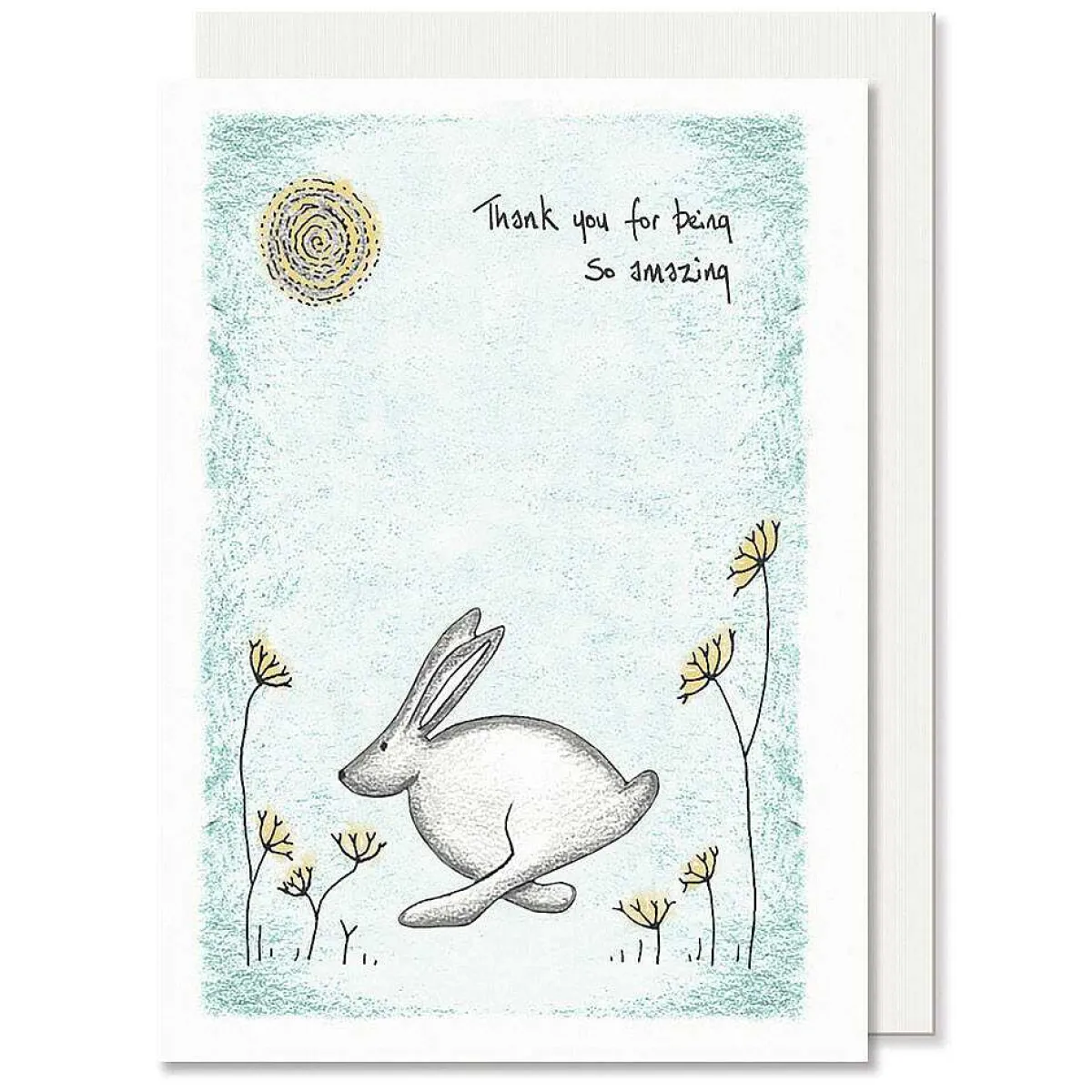 'Thank You For Being Amazing' Hare Card>East of India Hot