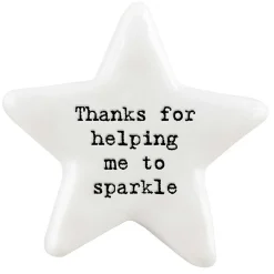 'Thanks For Helping Me Sparkle' Star Token>East of India New