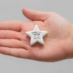 'Thanks For Helping Me Sparkle' Star Token>East of India New