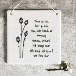 'Those We Love' Hanging Porcelain Sign><noscript><img width=