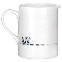 'Time For Tea' Small Jug>East of India Clearance