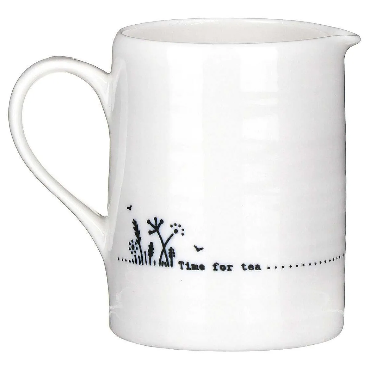 'Time For Tea' Small Jug>East of India Clearance