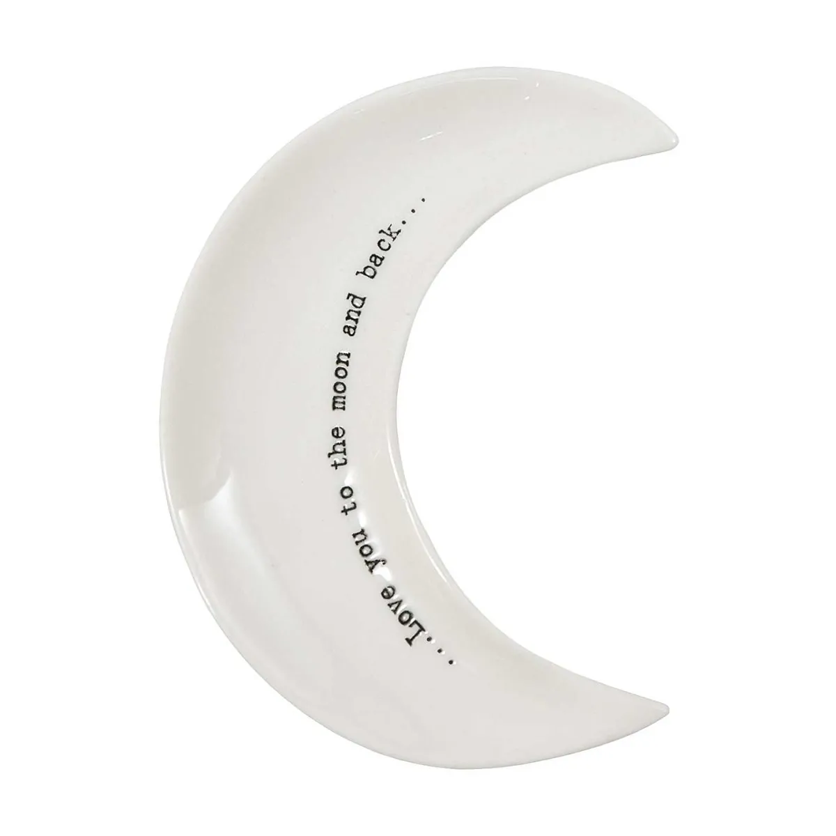 'To The Moon And Back' Wobbly Moon Dish>East of India Best