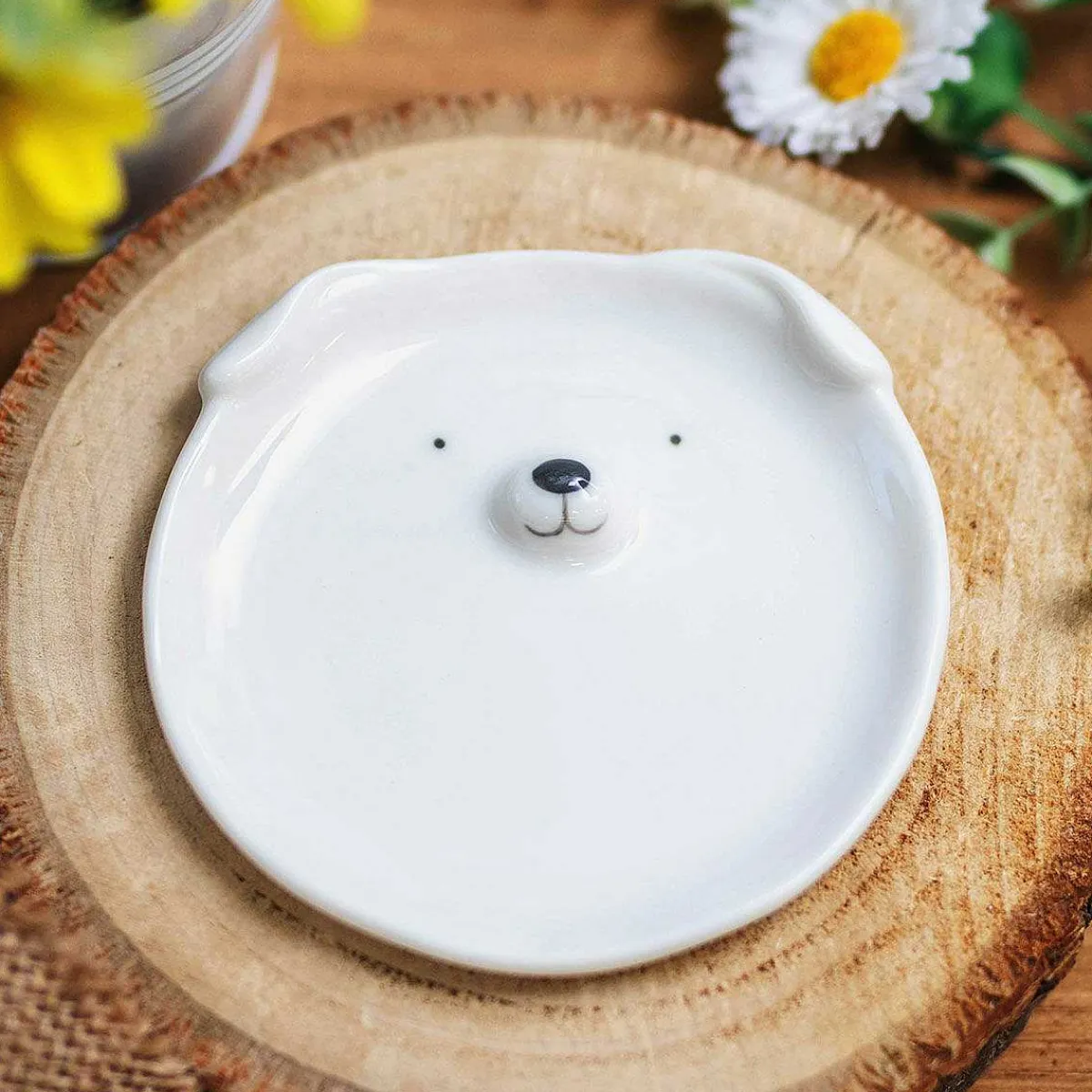 Trinket Dish Dog>East of India Hot