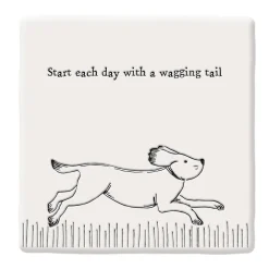 'Wagging Tail' Square Coaster>East of India Best