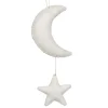 White Felt Moon & Stars Decoration>East of India Sale