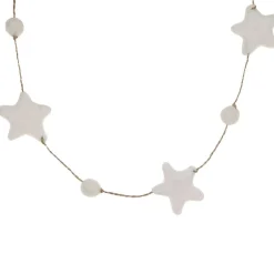 White Stars Felt Garland>East of India Best