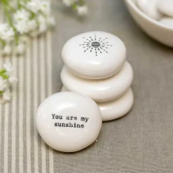 'You Are My Sunshine' Porcelain Pebble><noscript><img width=