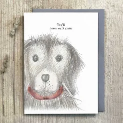 'You'Ll Never Walk Alone' Dog Card><noscript><img width=