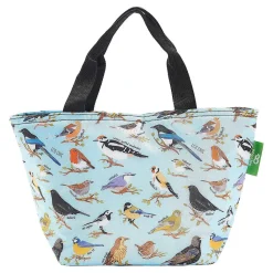 Blue Wild Birds Recycled Insulated Lunch Bag><noscript><img width=