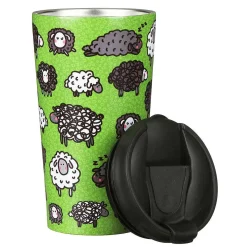 Green Sheep Stainless Steel Travel Coffee Cup><noscript><img width=