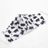 White Scatty Scotty Dogs Recycled Face Cover>Eco Chic New