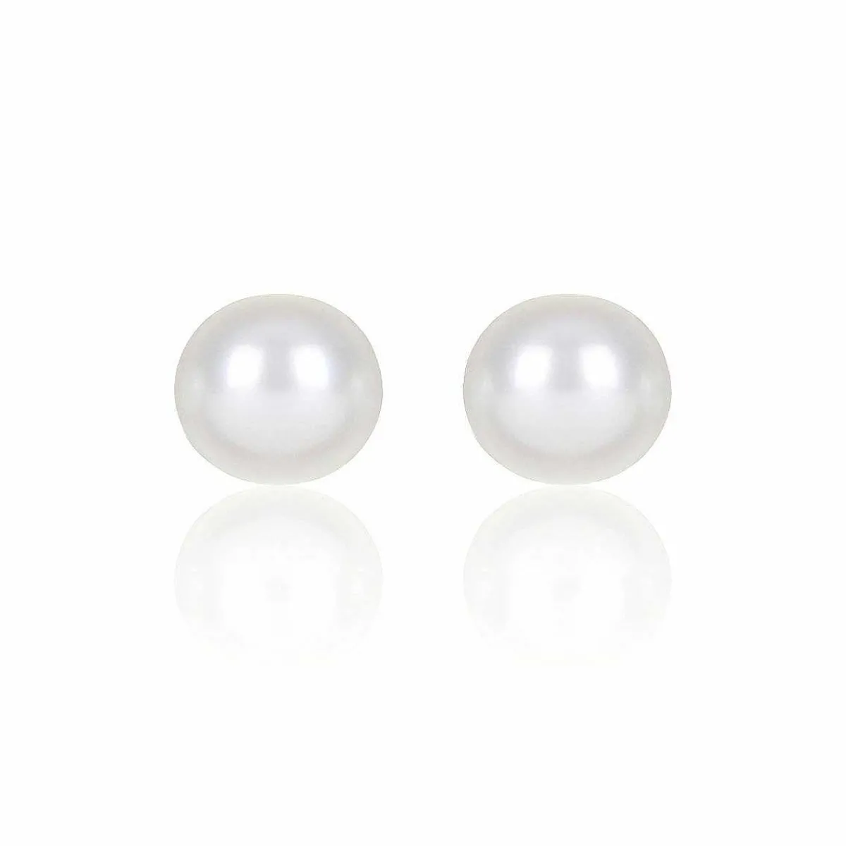 Freshwater Pearl 7Mm Boxed Stud Earrings>Elements Sale