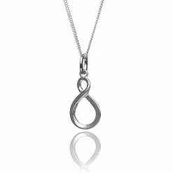 Infinity Loop Boxed Silver Pendant>Elements Sale
