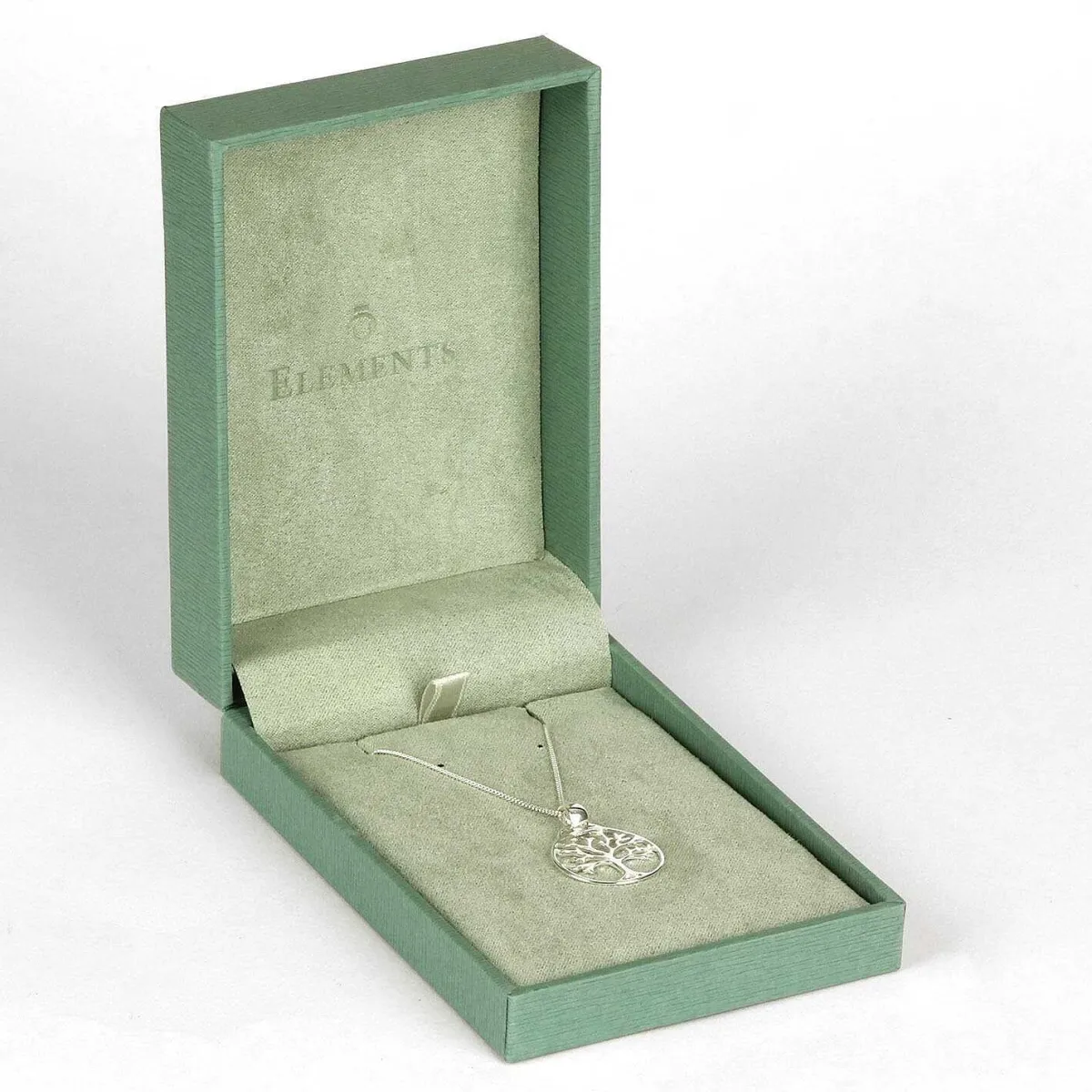 Silver Tree Of Life Cut Out Boxed Pendant>Elements Shop