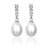 White Fresh Water Pearl Drop Boxed Silver Earrings>Elements Cheap