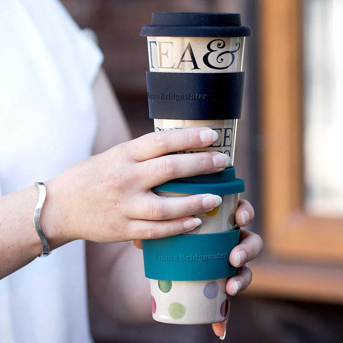 Black Toast Rice Husk Travel Cup>Emma Bridgewater Best