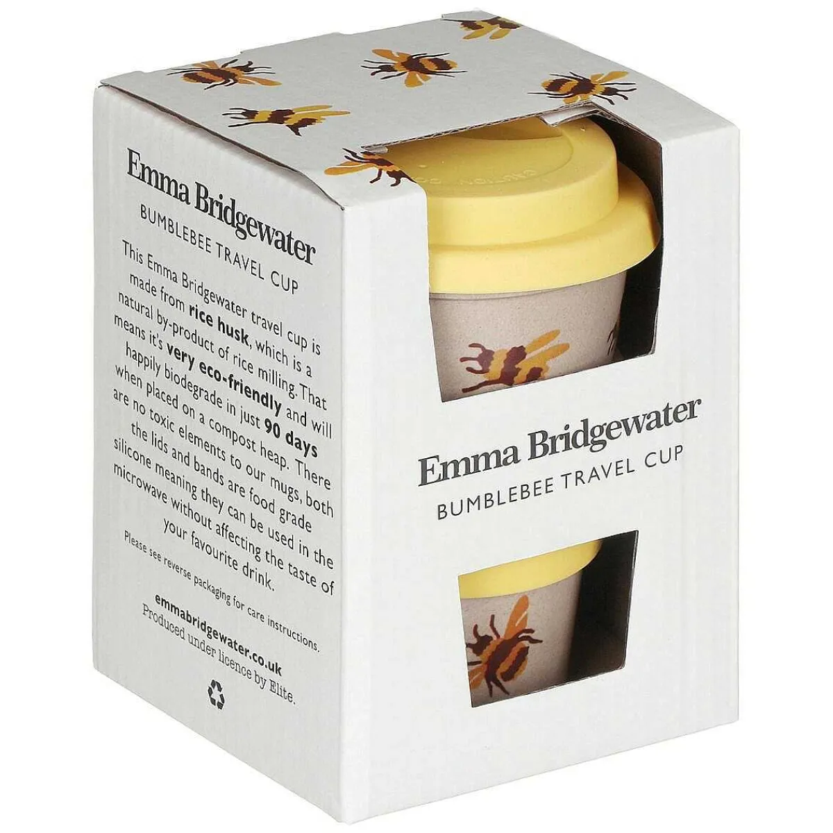 Bumblebees Rice Husk Travel Cup>Emma Bridgewater New
